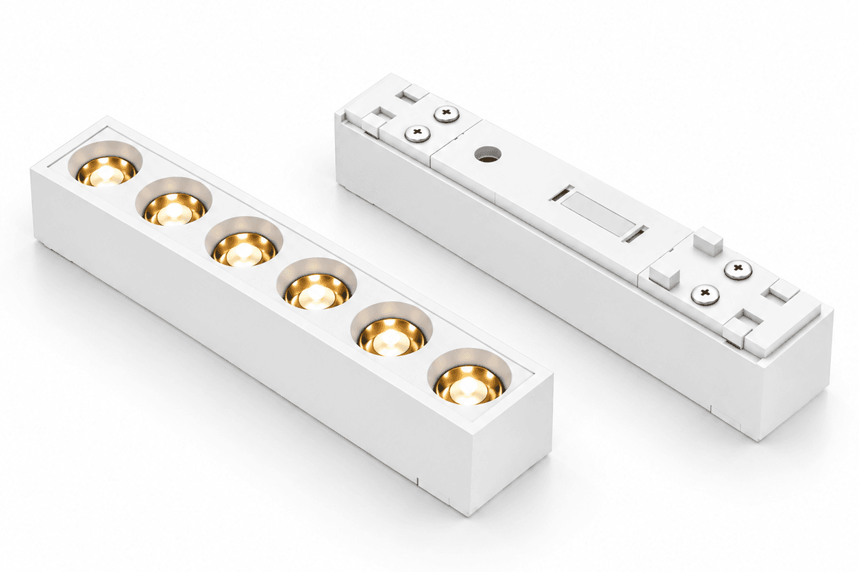CoreHome Track Grille Light — Flat Corner